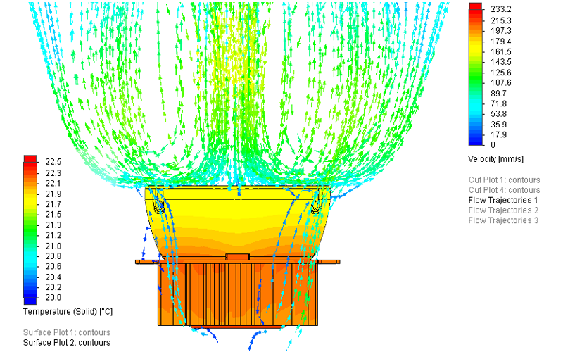 Conjugate Heat Transfer - SOLIDWORKS Flow Simulation Analysis