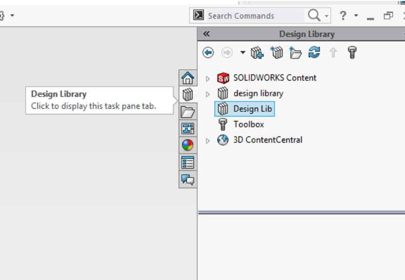 solidworks file locations design library