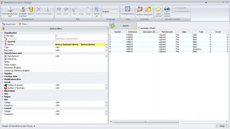 Libraries in SOLIDWORKS Electrical