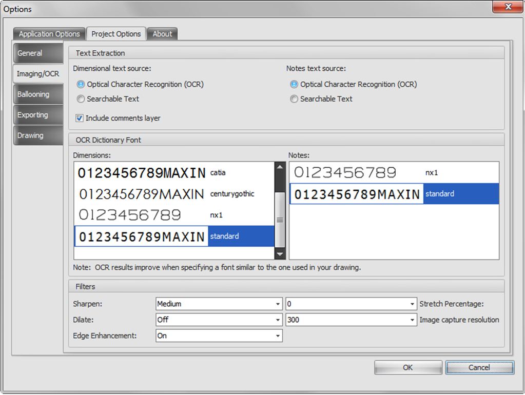 Optical Character Recognition (OCR) in SOLIDWORKS Inspection