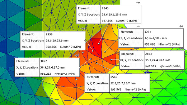 Smooth stress distribution at fillet corner