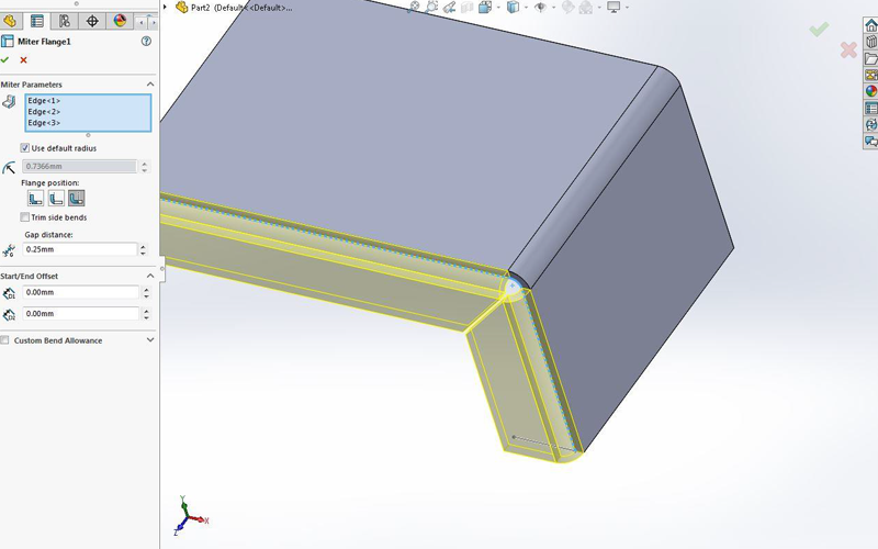 create a sheet metal part solidworks