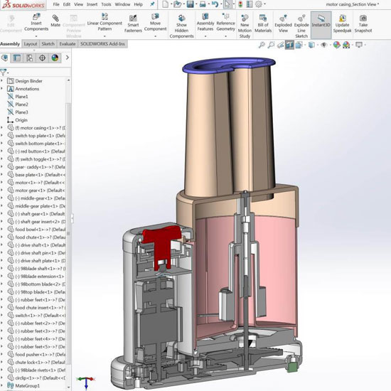 Customized SOLIDWORKS Section Views using Parallel to Screen Planes