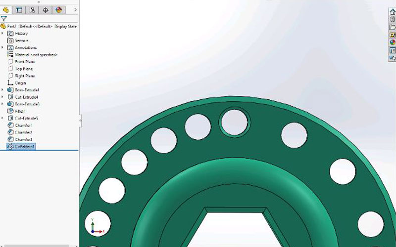 Circular Patterns in SOLIDWORKS