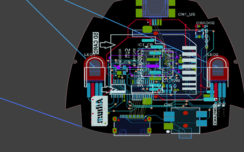 SOLIDWORKS PCB Parasolid view