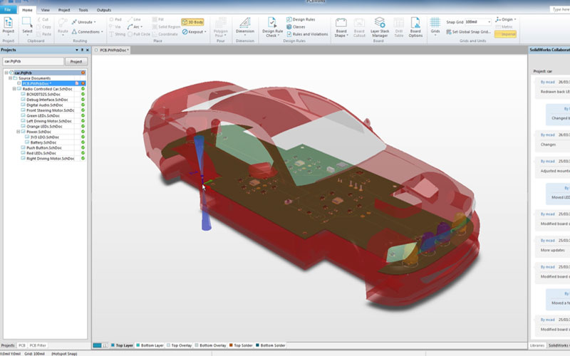 Key feature & Benefits of SOLIDWORKS PCB Services - Conceptia