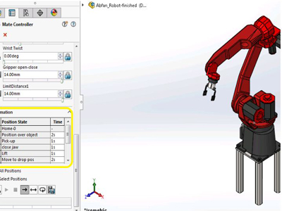 Import SOLIDWORKS Mate Controller Positions 