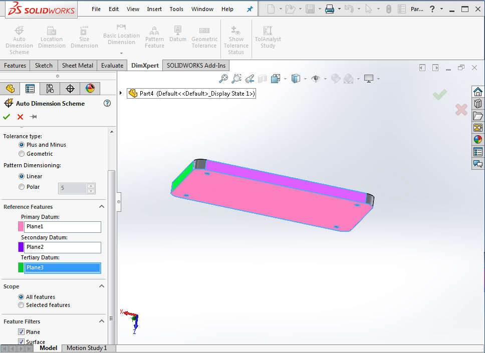 HOW TO USE SOLIDWORKS DIMXPERT TOOL IN SOLIDWORKS 2020