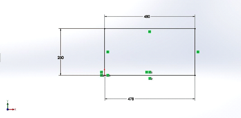 Repair sketch Solidworks