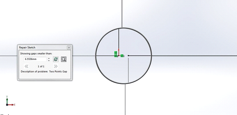  Edit or Repair Sketch in SOLIDWORKS