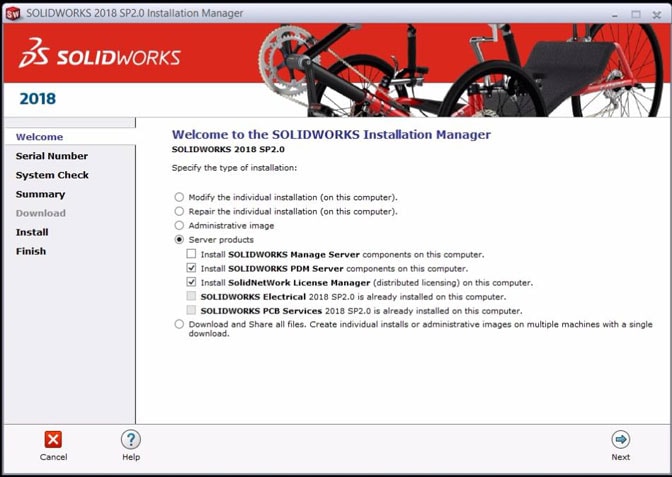 SOLIDWORKS Installation Manager