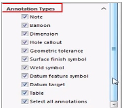 solidworks annotation view