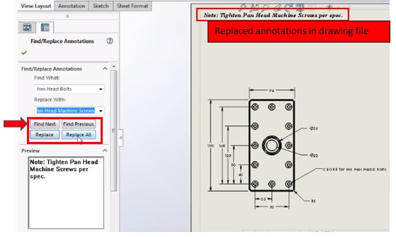 solidworks annotation tool