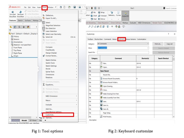 Solidworks Shortcut Keys 