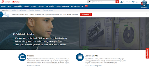 Login to Mysolidworks.com