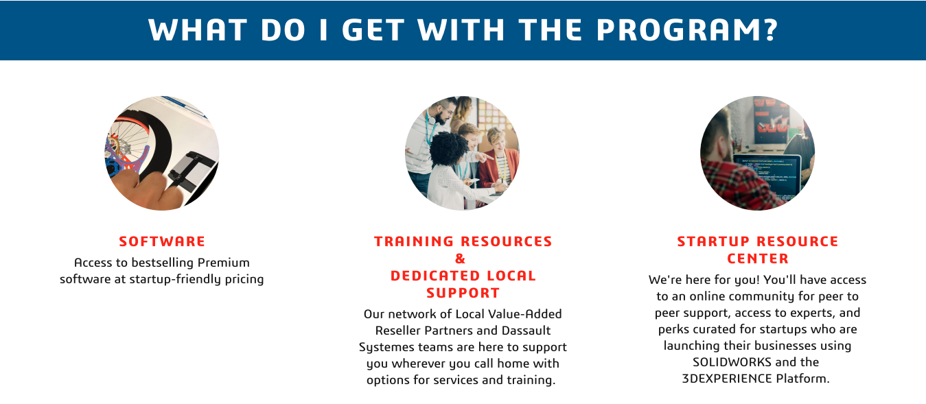 3DEXPERIENCE Works SOLIDWORKS Startup Program Eligibility & Apply