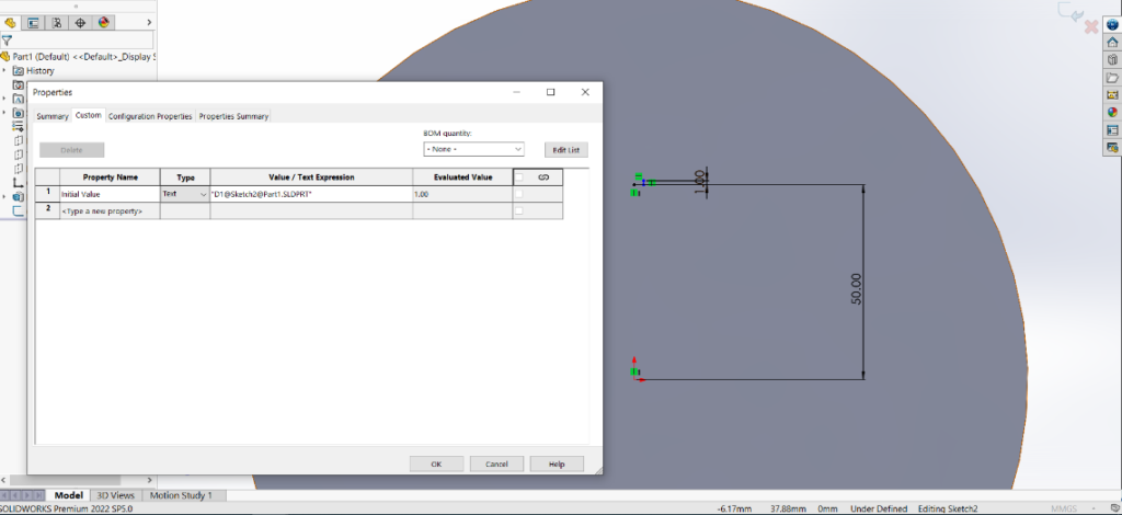 Steps Involved in the Creation of Incremental Numeric Boss/Cut using Circular Pattern