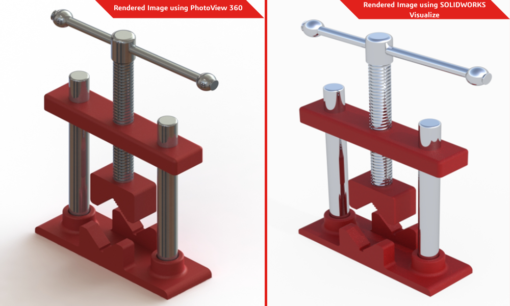 PhotoView 360 and SOLIDWORKS Visualize Compared Side by Side