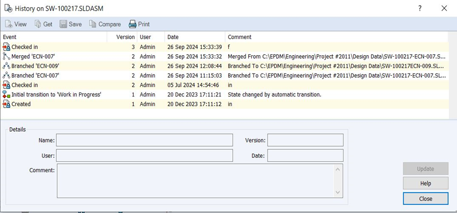 Branch and Merge Actions