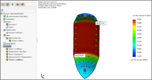 Analysing symmetrical models in SOLIDWORKS Simulation can be a highly effective approach to reduce computation time and improve efficiency while ensuring accurate results.
