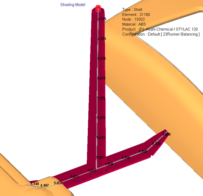 How to carry out Runner Balancing for existing runners in Multi-Cavity Study