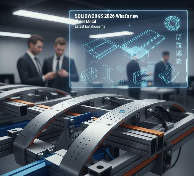 What’s New in SOLIDWORKS 2026 - Sheet Metal & Structure Systems Latest Enhancements
