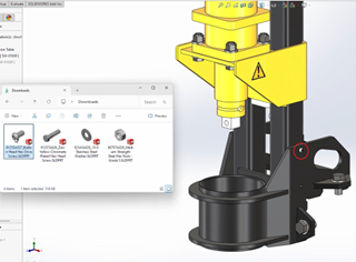 Automating Assembly Fasteners Using AI Fastener Mating in SOLIDWORKS 2026