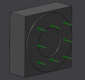 If the Fan is represented only using split lines on a flat face, the solver
struggles to compute pressure correctly.Visually, it looks fine — numerically, it is not.
