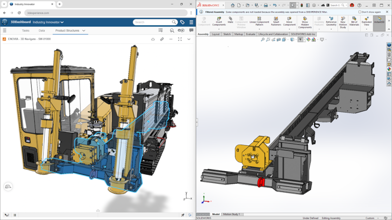 SOLIDWORKS interface
