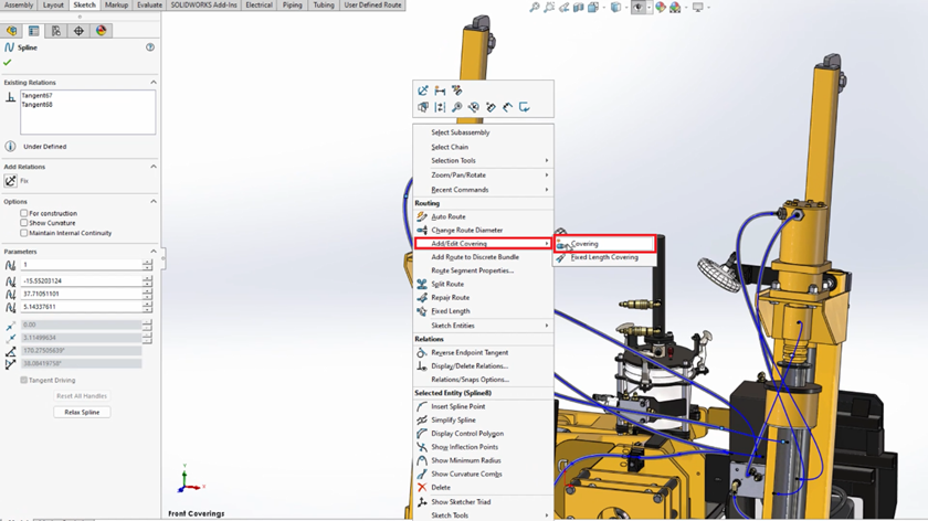 What’s New in SOLIDWORKS 2026 – Routing: Layer Covering, Save & Reuse Covering Favorites