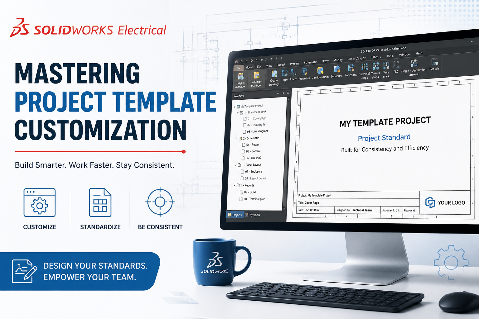 Mastering Project Template Customization in SOLIDWORKS Electrical