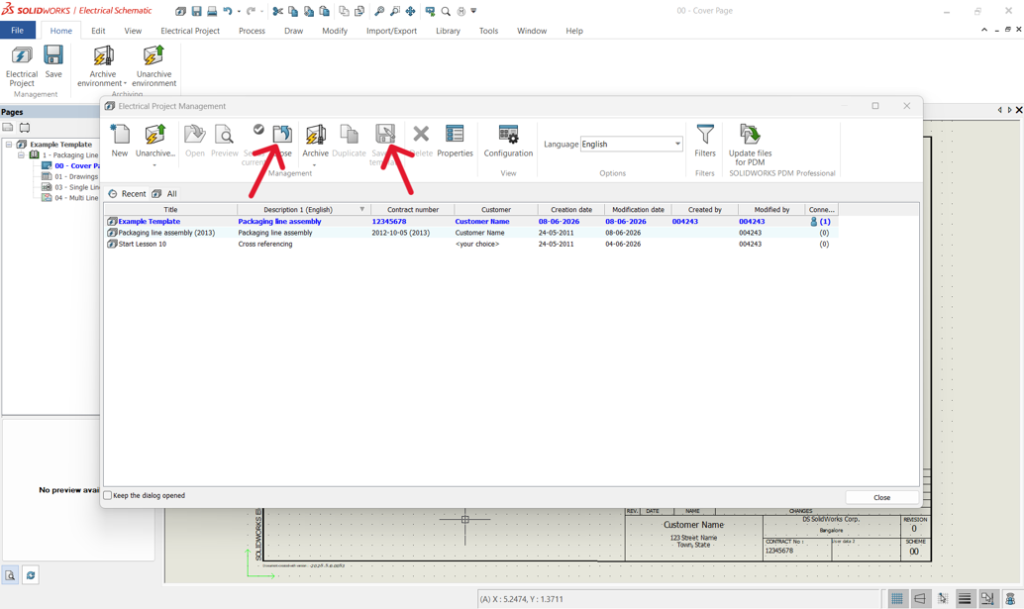 Step 10: Save the Modified Project as a Template