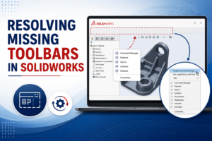 How to Fix Missing Toolbars and Command Manager in SOLIDWORKS