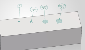 Addition of Datum Targets in SOLIDWORKS MBD