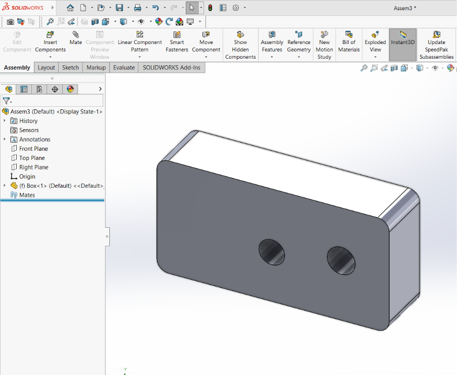 How to Enable Hole Wizard in a SOLIDWORKS Assembly?