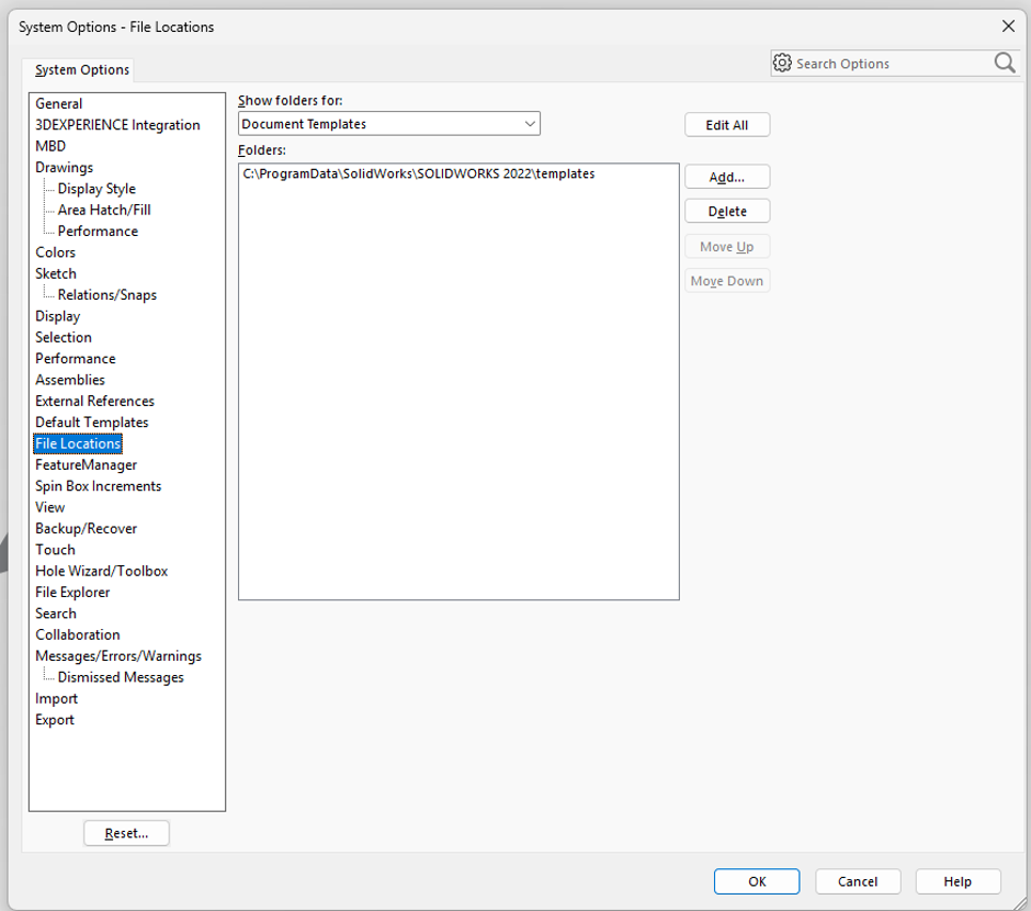 Post-Installation SOLIDWORKS System Options - Basic Settings Guide
