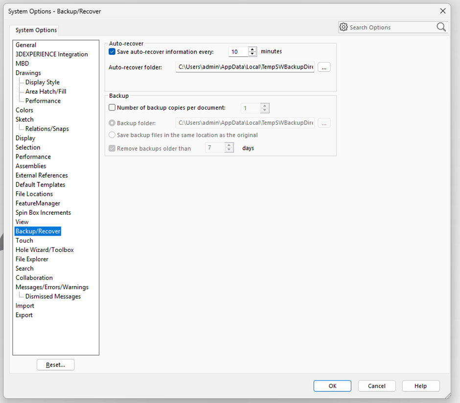 Post-Installation SOLIDWORKS System Options - Basic Settings Guide
