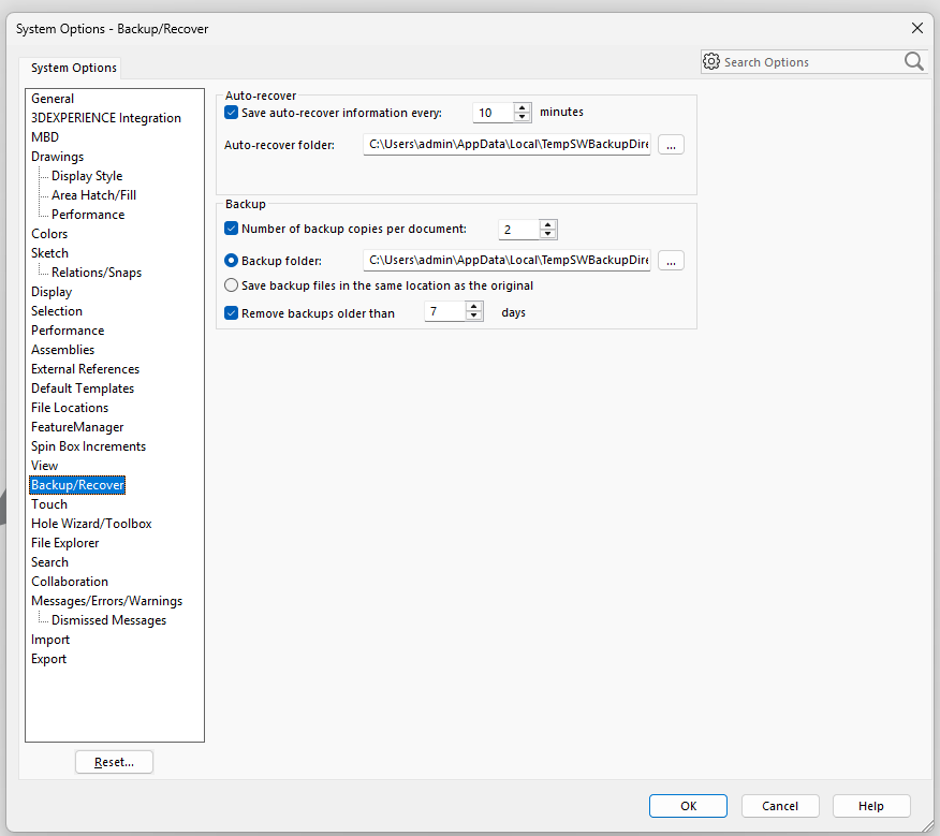 Post-Installation SOLIDWORKS System Options - Basic Settings Guide