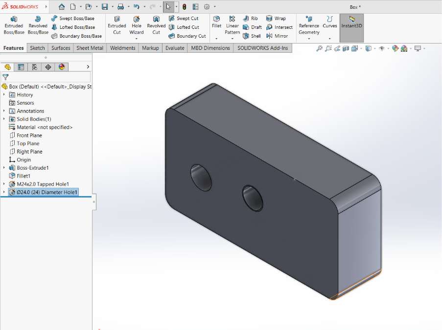 How to Enable Hole Wizard in a SOLIDWORKS Assembly?